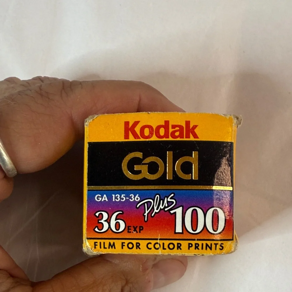 Vintage Kodak Gold Plus 100 Film with Yellow and Black Packaging - 36 exp